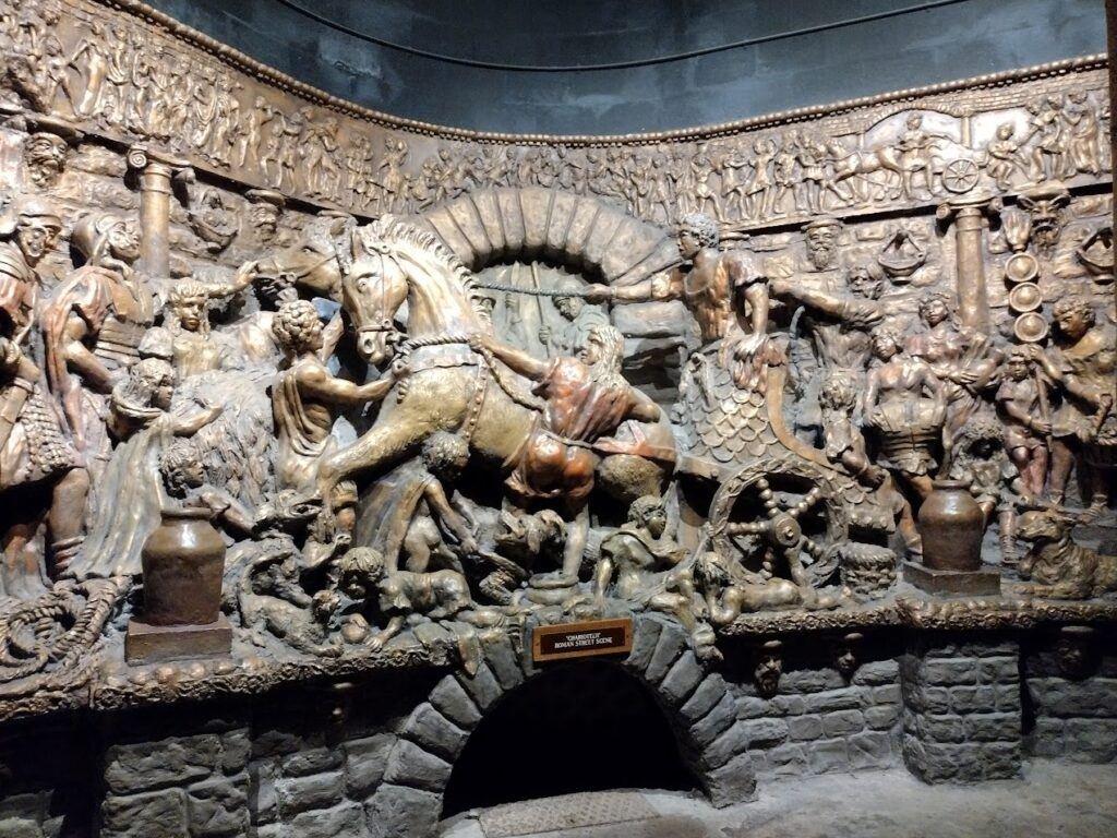 Roman sculptured mural