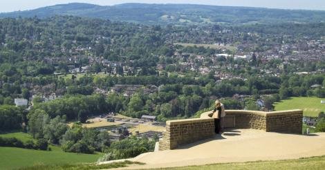 Views from Box Hill, National Trust Park
